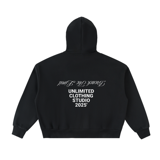UNLTD Fleece Full-Zip Boxy Hoodie