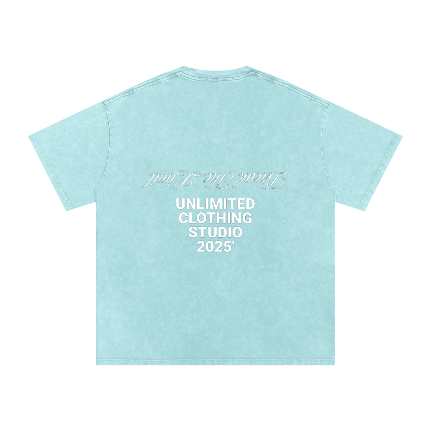 UNLTD Snow Washed Oversized Cotton T-Shirt