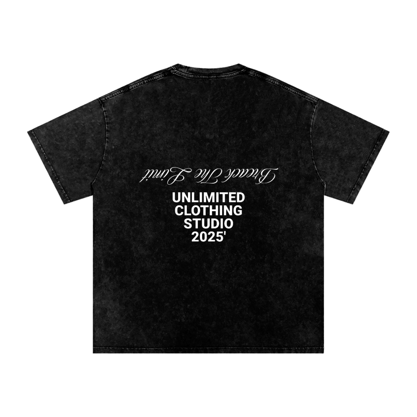 UNLTD Oversize Acid Wash T-Shirt – Unisex Loose Fit